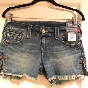 True Religion jean shorts